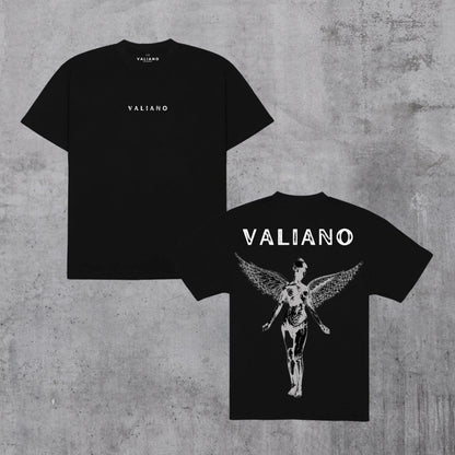 Playera Semi Oversize Negro Goddess