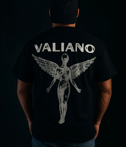 Playera Semi Oversize Negro Goddess