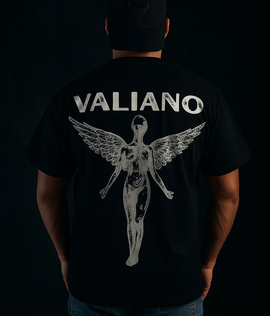 Playera Semi Oversize Negro Goddess